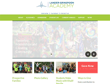 Tablet Screenshot of landergrinspoon.org